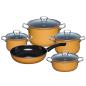 Preview: Riess Geschirr-Set 5-tlg., Nouvelle Orange